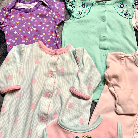 10 Pieces Ralph Lauren & Little Me Size NB-3/6M - Picture 5 of 8